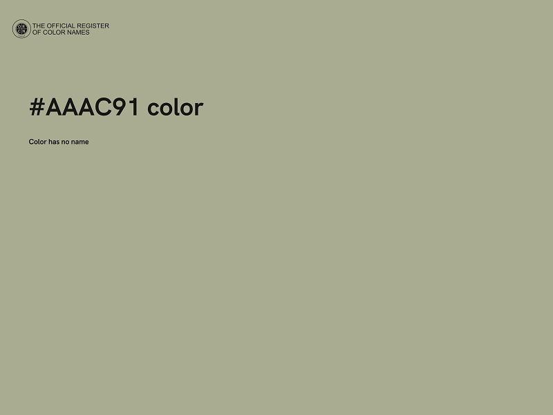 #AAAC91 color image