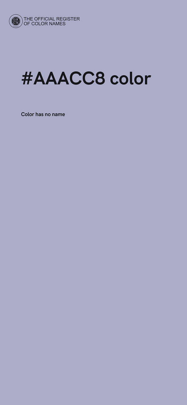 #AAACC8 color image