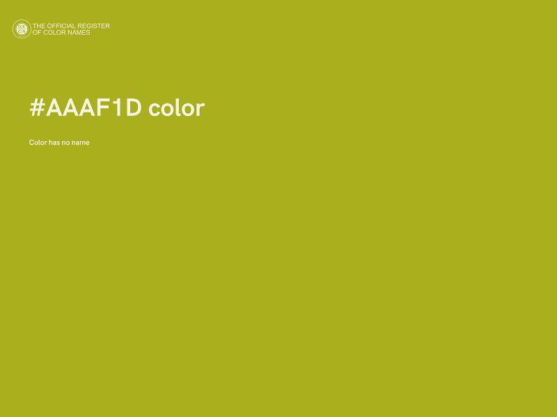 #AAAF1D color image
