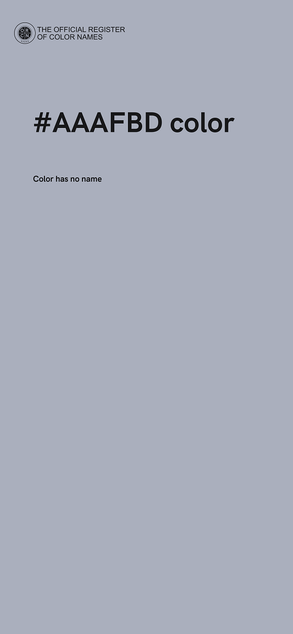 #AAAFBD color image