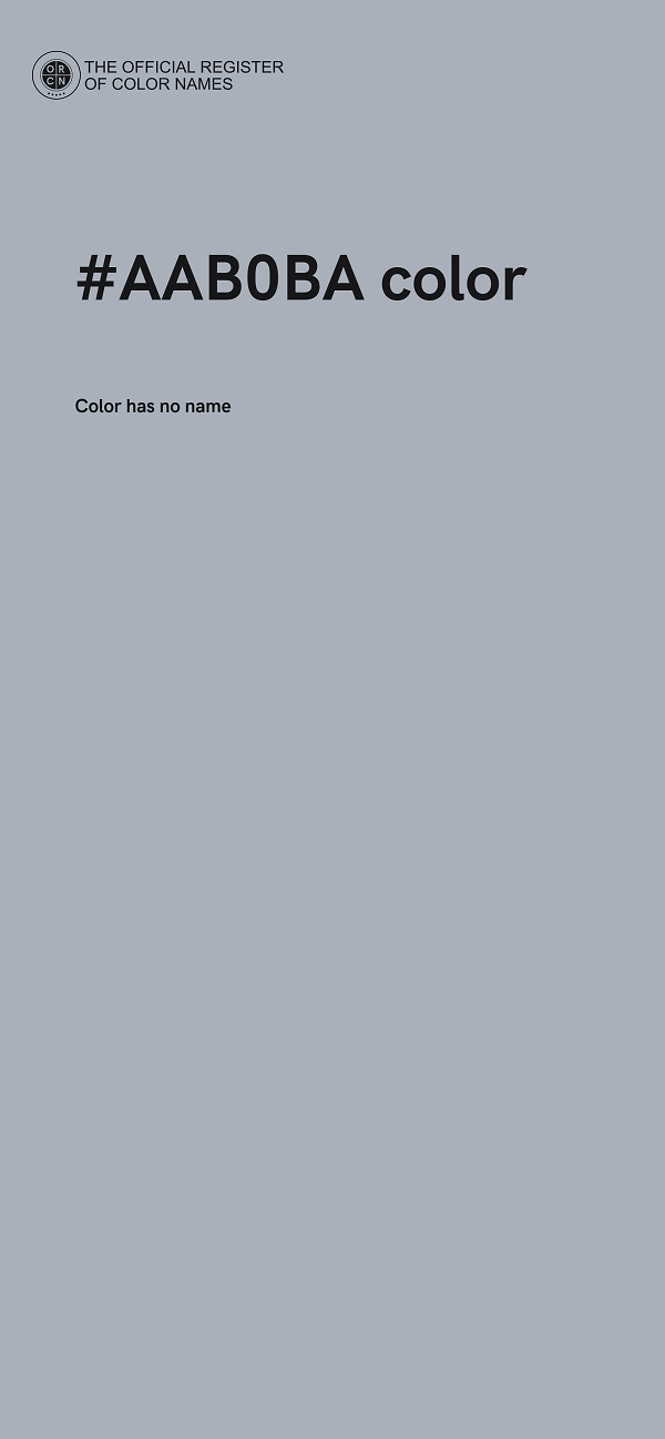 #AAB0BA color image