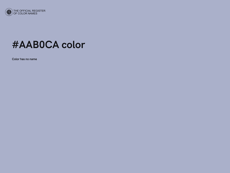 #AAB0CA color image