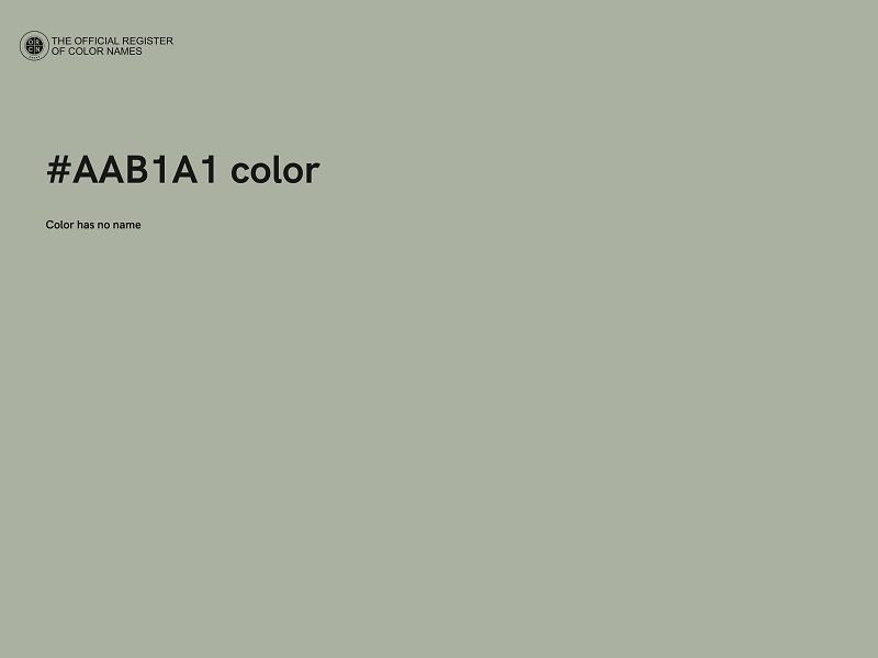 #AAB1A1 color image