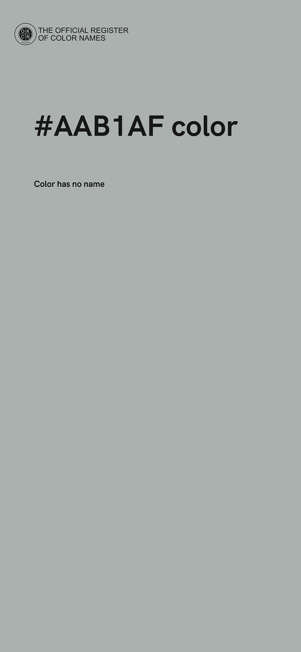 #AAB1AF color image