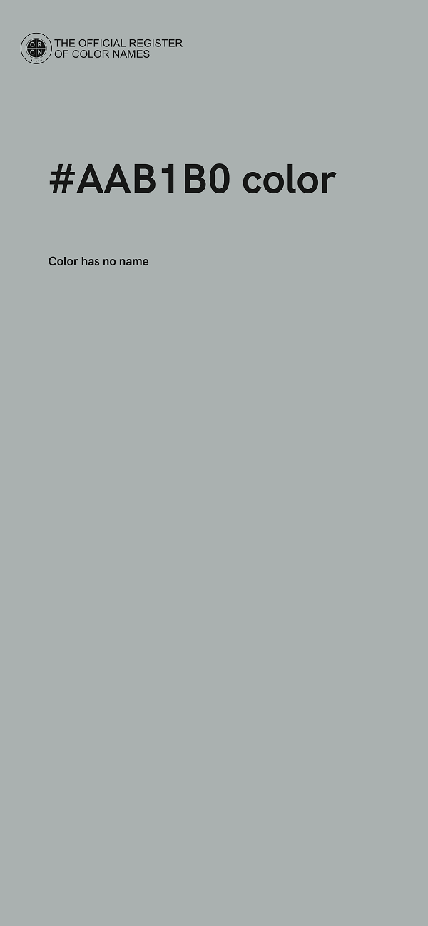 #AAB1B0 color image