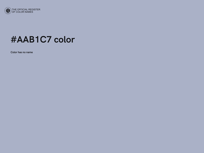 #AAB1C7 color image