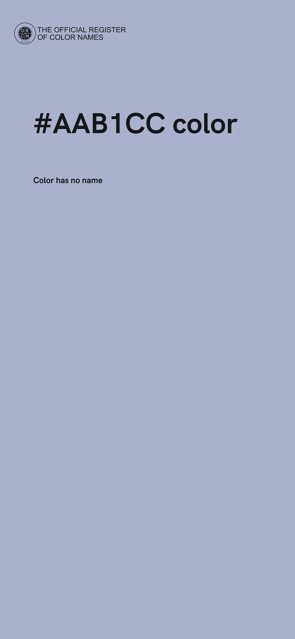 #AAB1CC color image