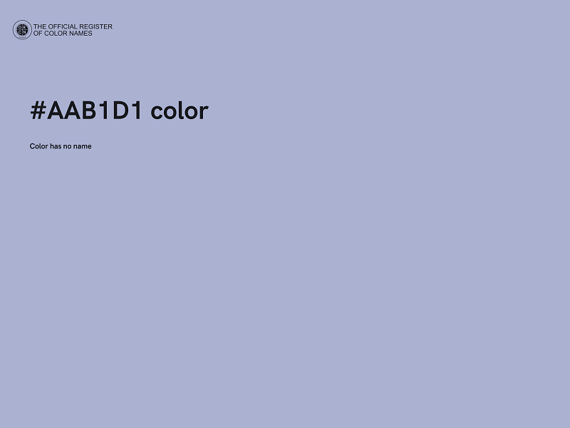 #AAB1D1 color image