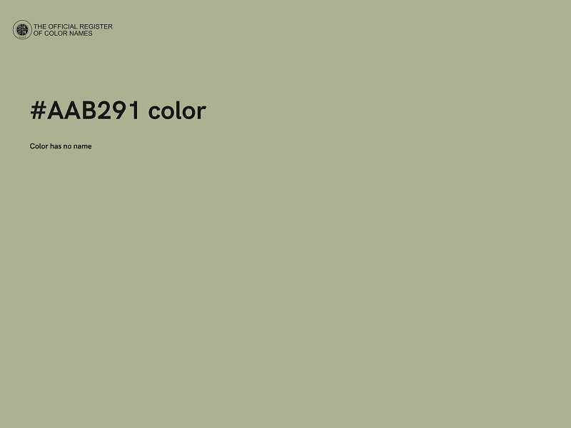 #AAB291 color image