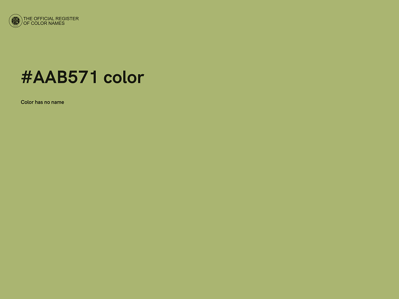 #AAB571 color image