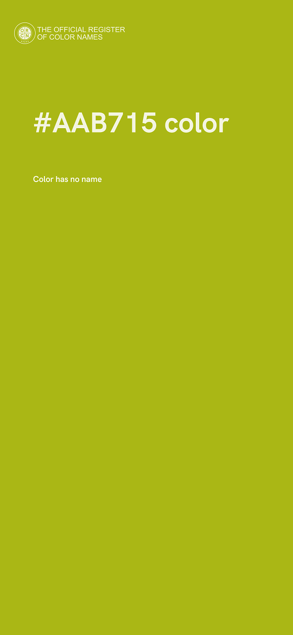 #AAB715 color image
