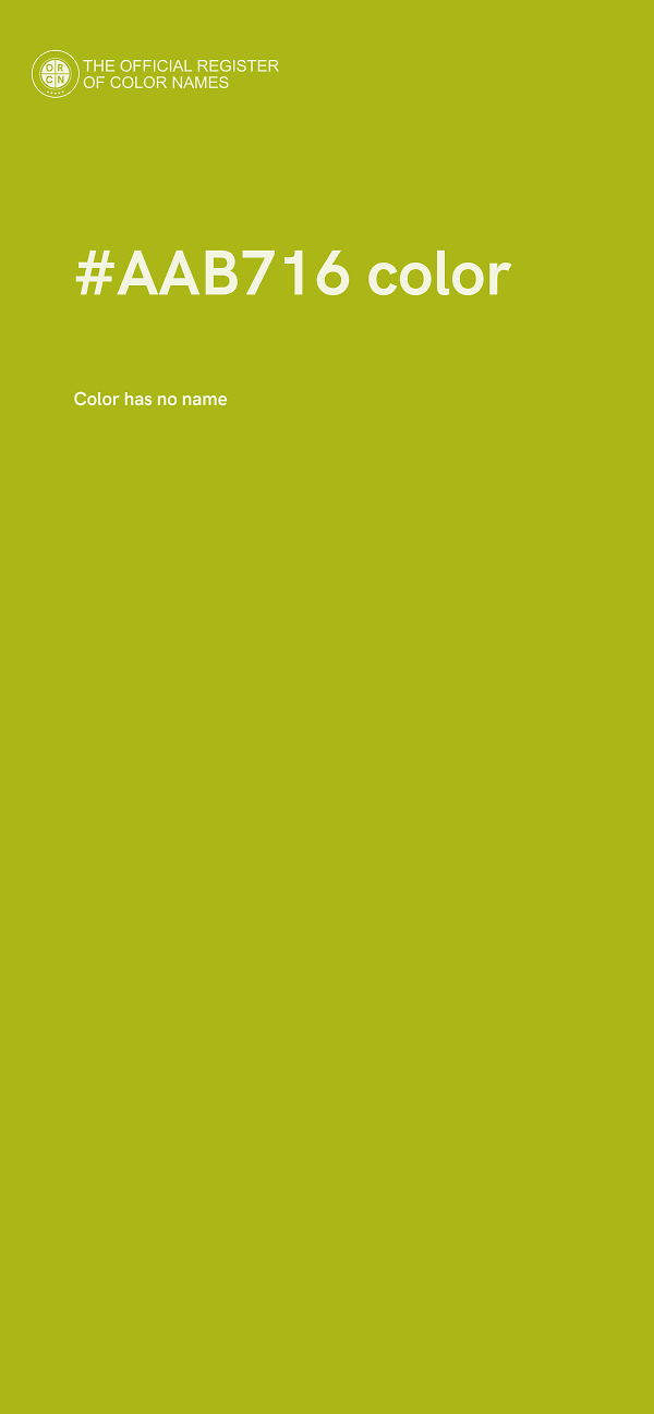 #AAB716 color image