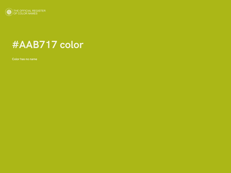 #AAB717 color image