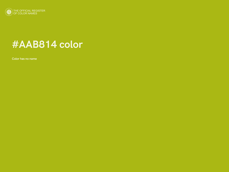 #AAB814 color image