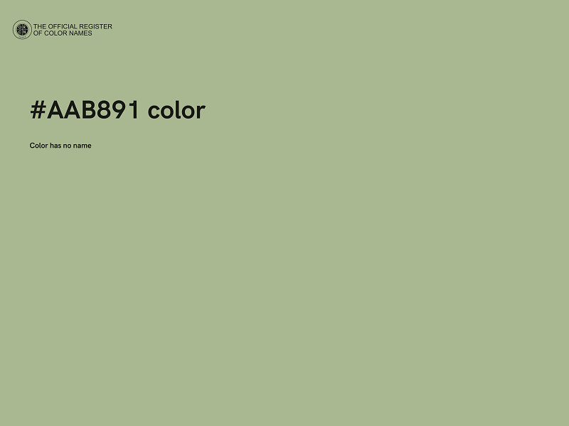 #AAB891 color image