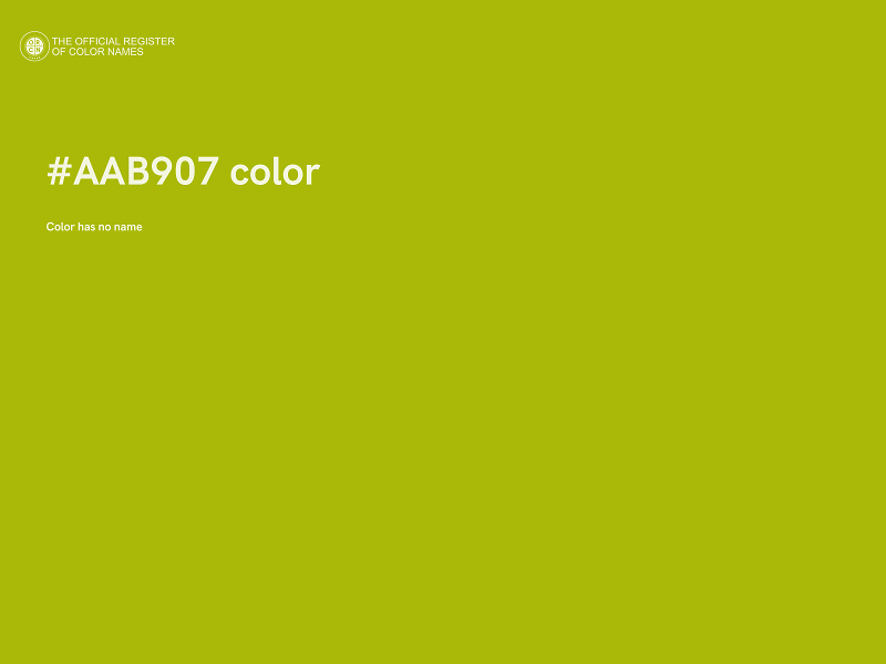 #AAB907 color image