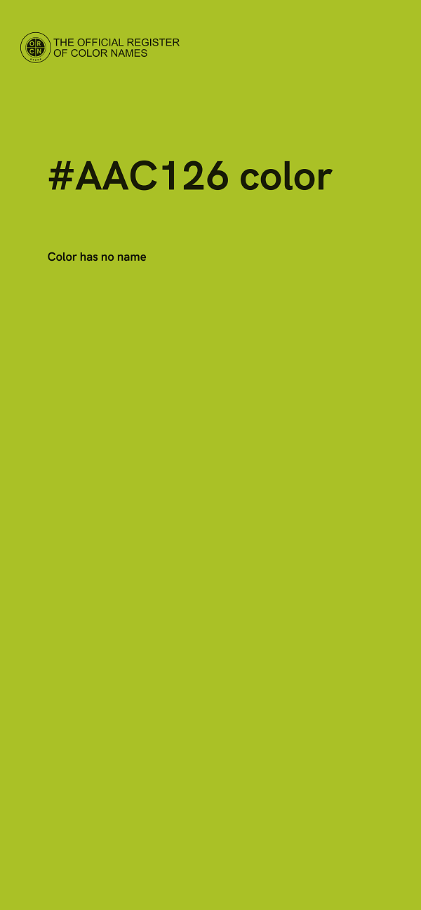#AAC126 color image