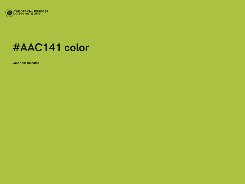 #AAC141 color image