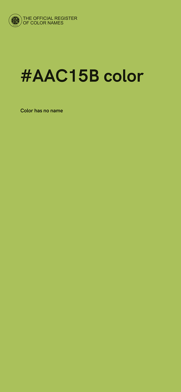 #AAC15B color image