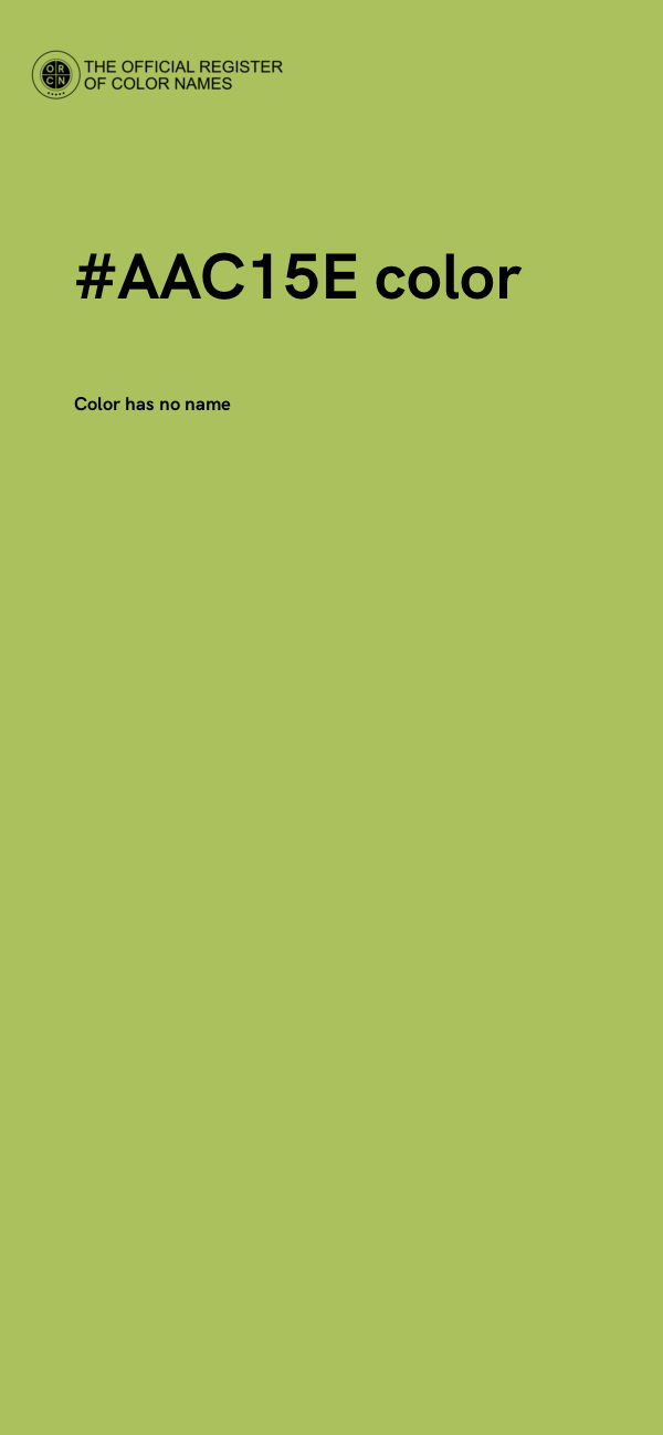 #AAC15E color image