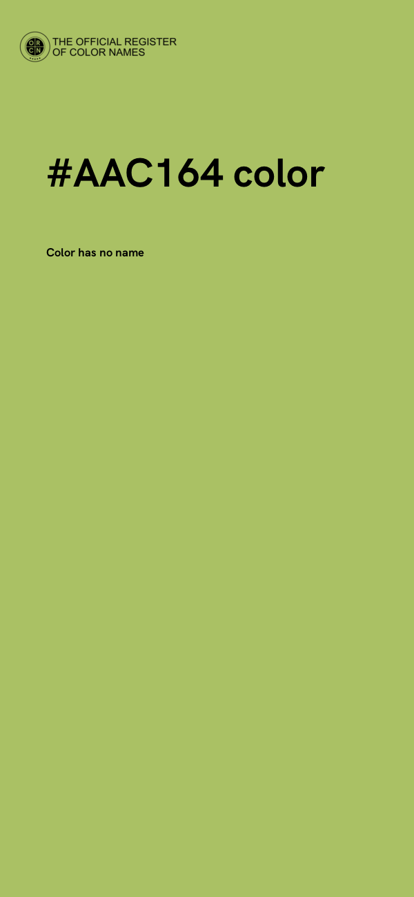 #AAC164 color image