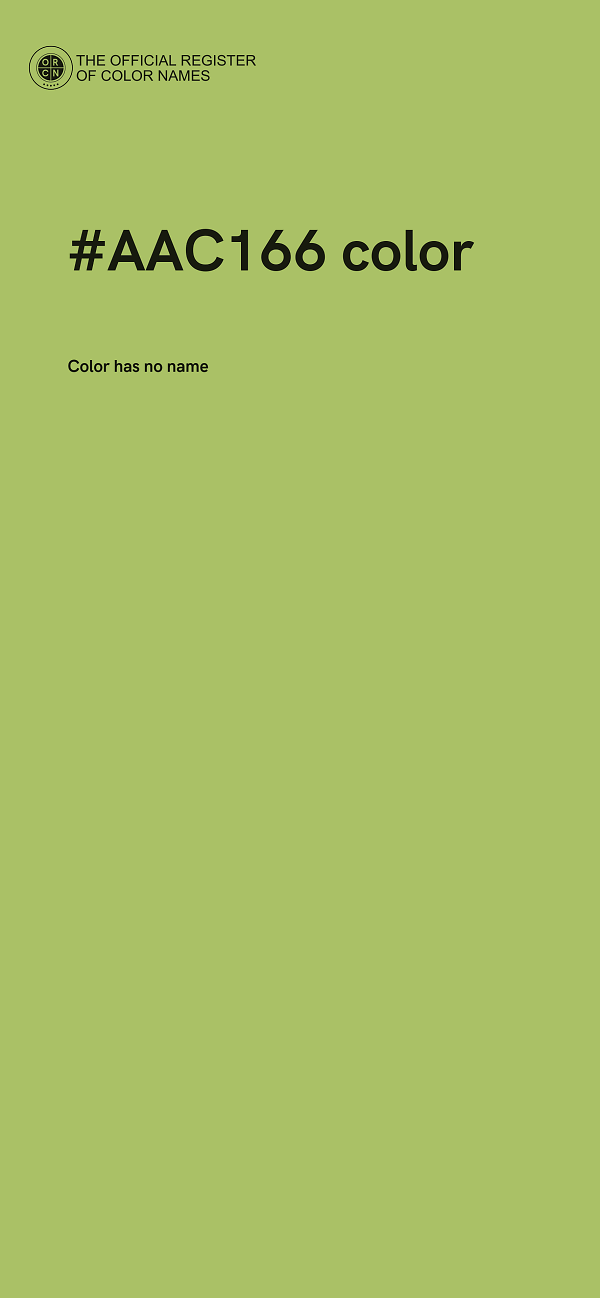 #AAC166 color image