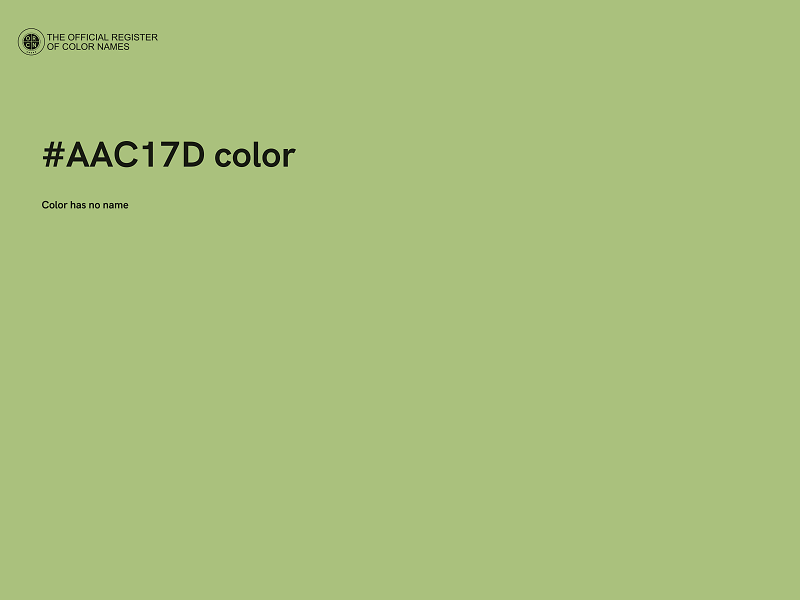 #AAC17D color image