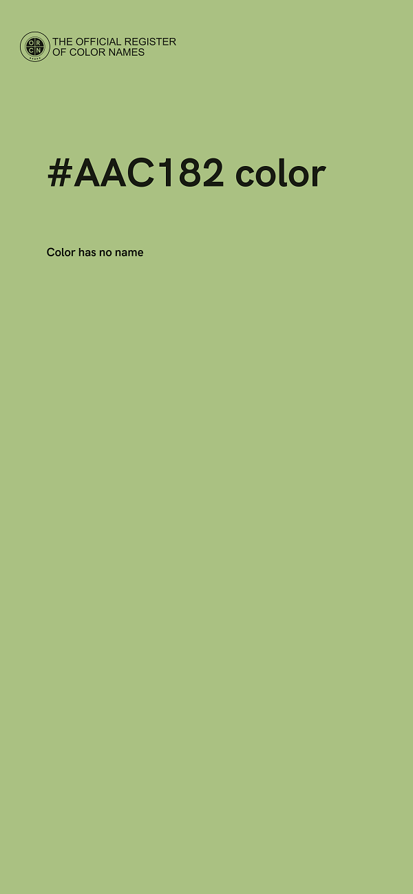 #AAC182 color image