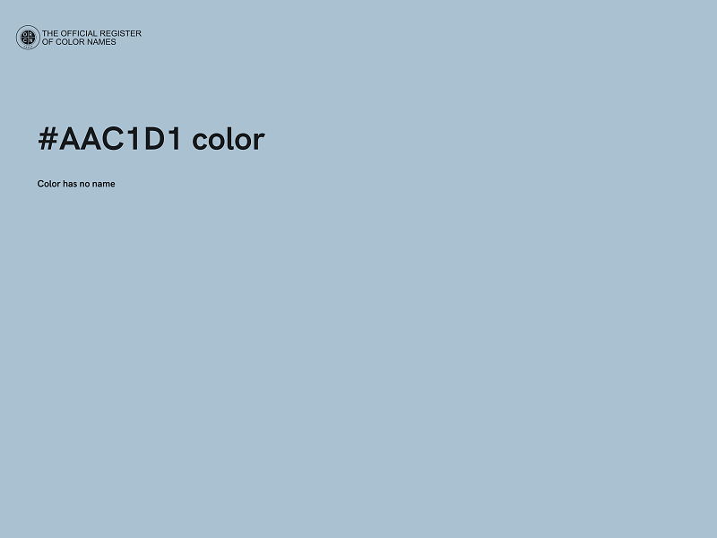 #AAC1D1 color image