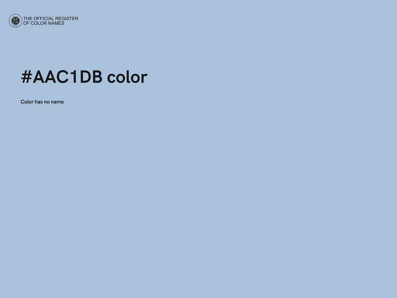 #AAC1DB color image