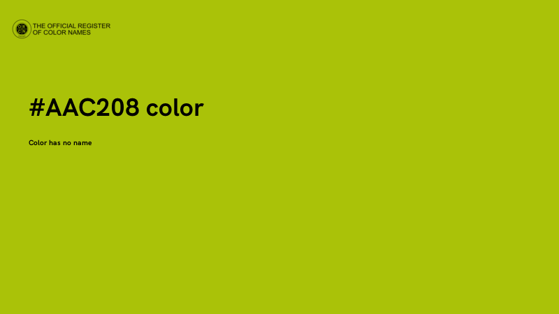 #AAC208 color image