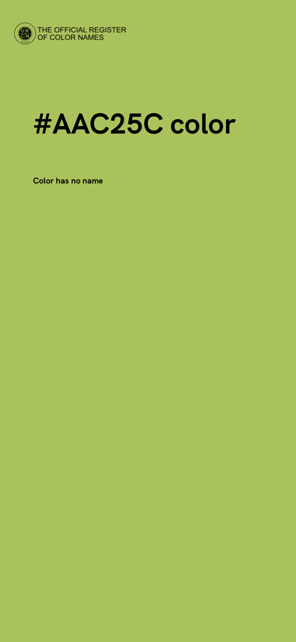 #AAC25C color image