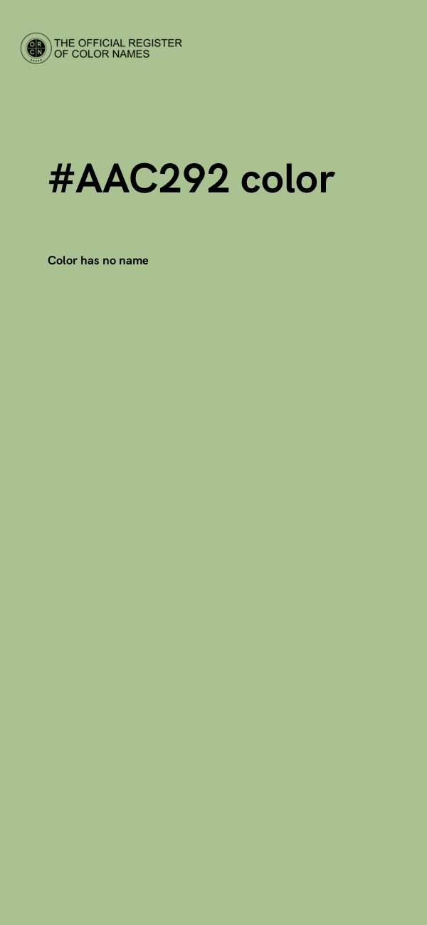 #AAC292 color image