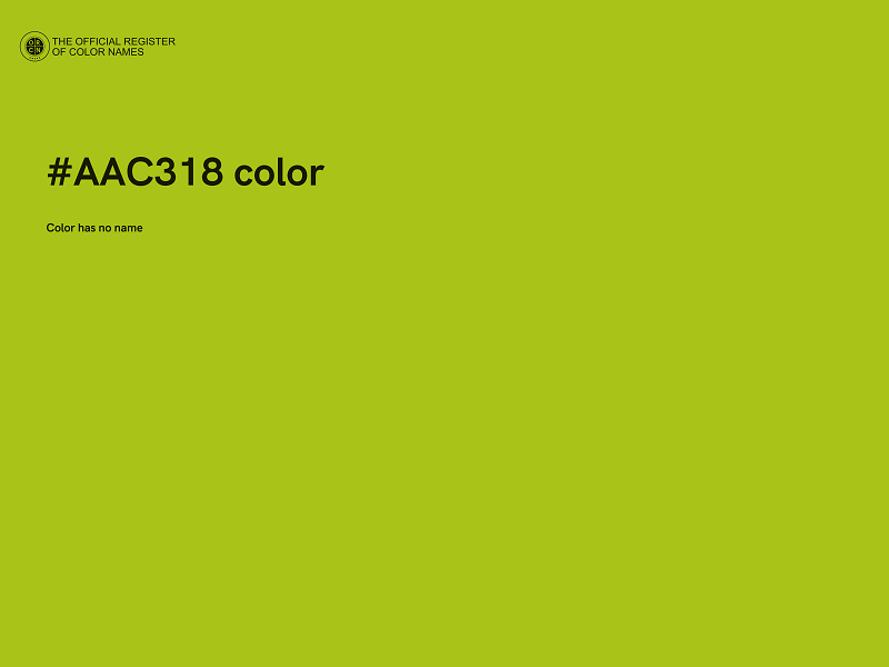 #AAC318 color image