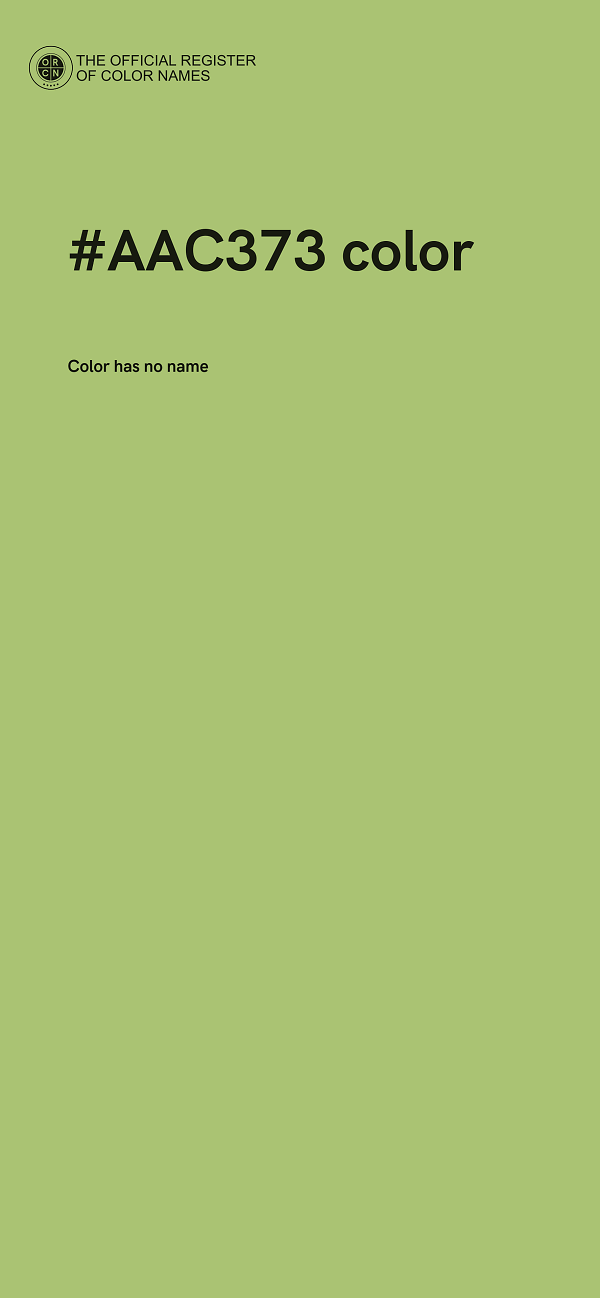 #AAC373 color image