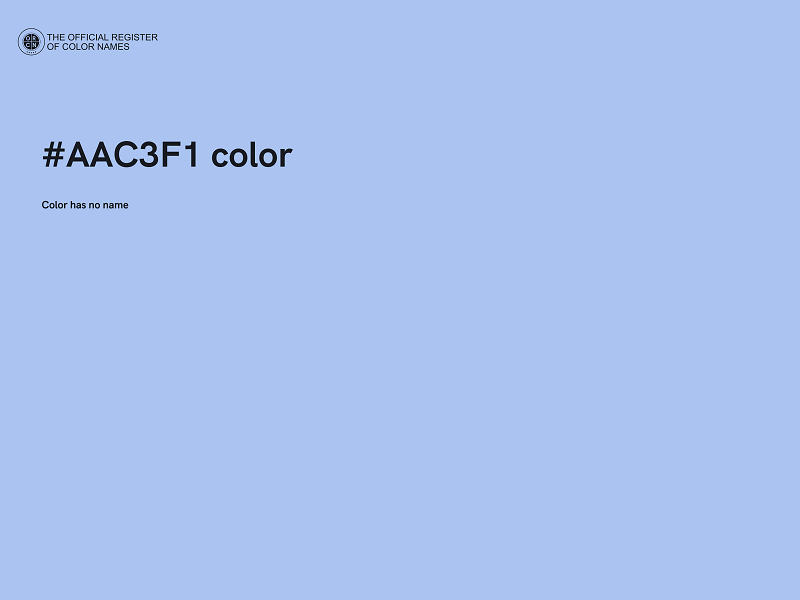 #AAC3F1 color image