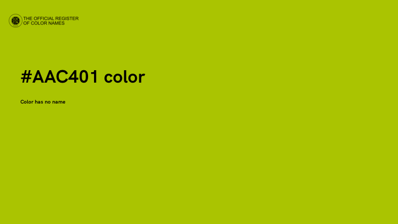 #AAC401 color image