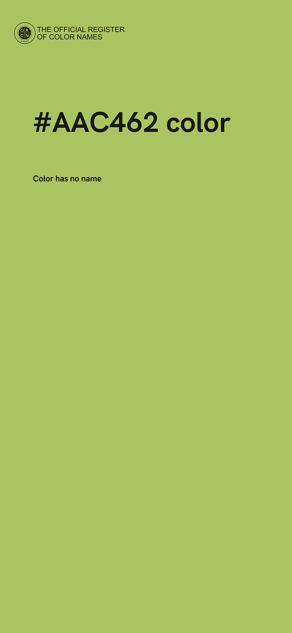 #AAC462 color image