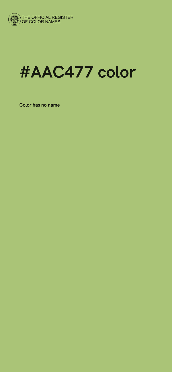 #AAC477 color image
