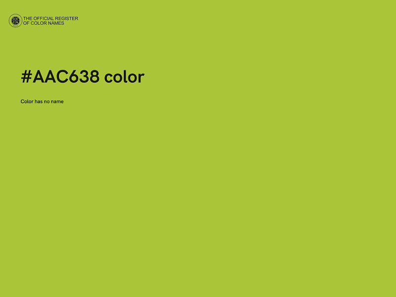 #AAC638 color image