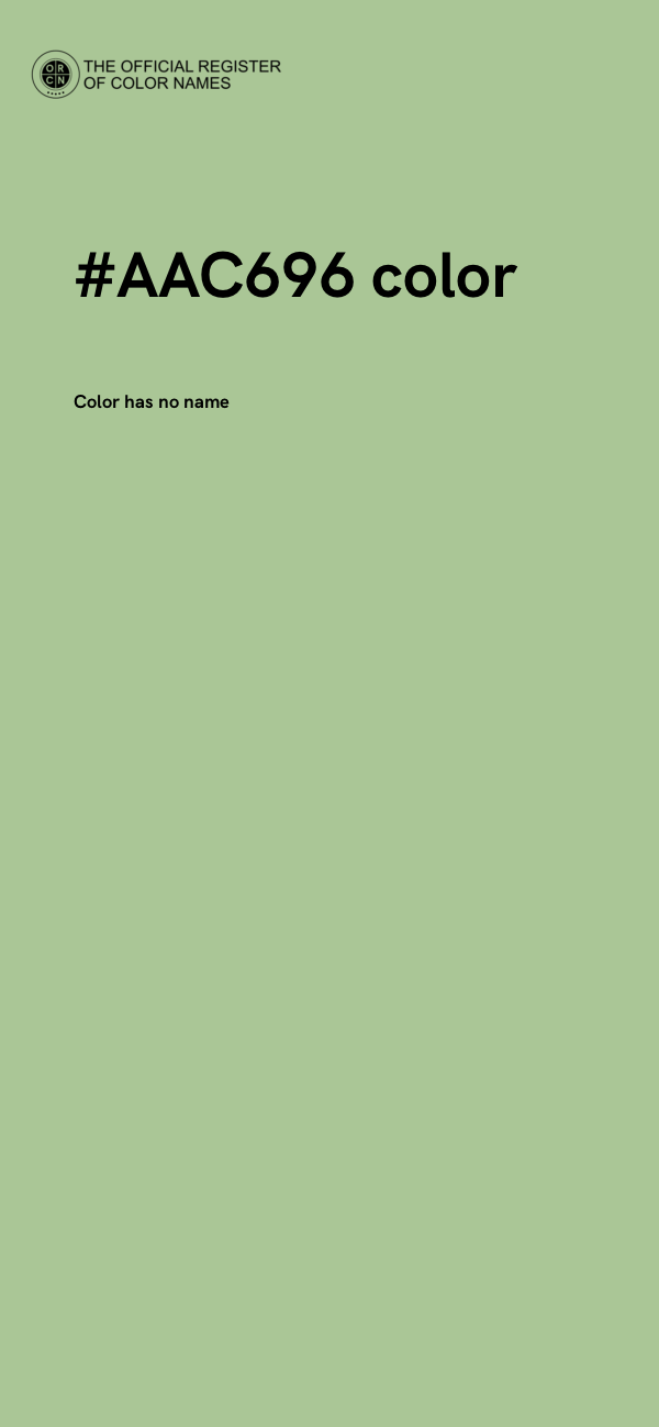 #AAC696 color image