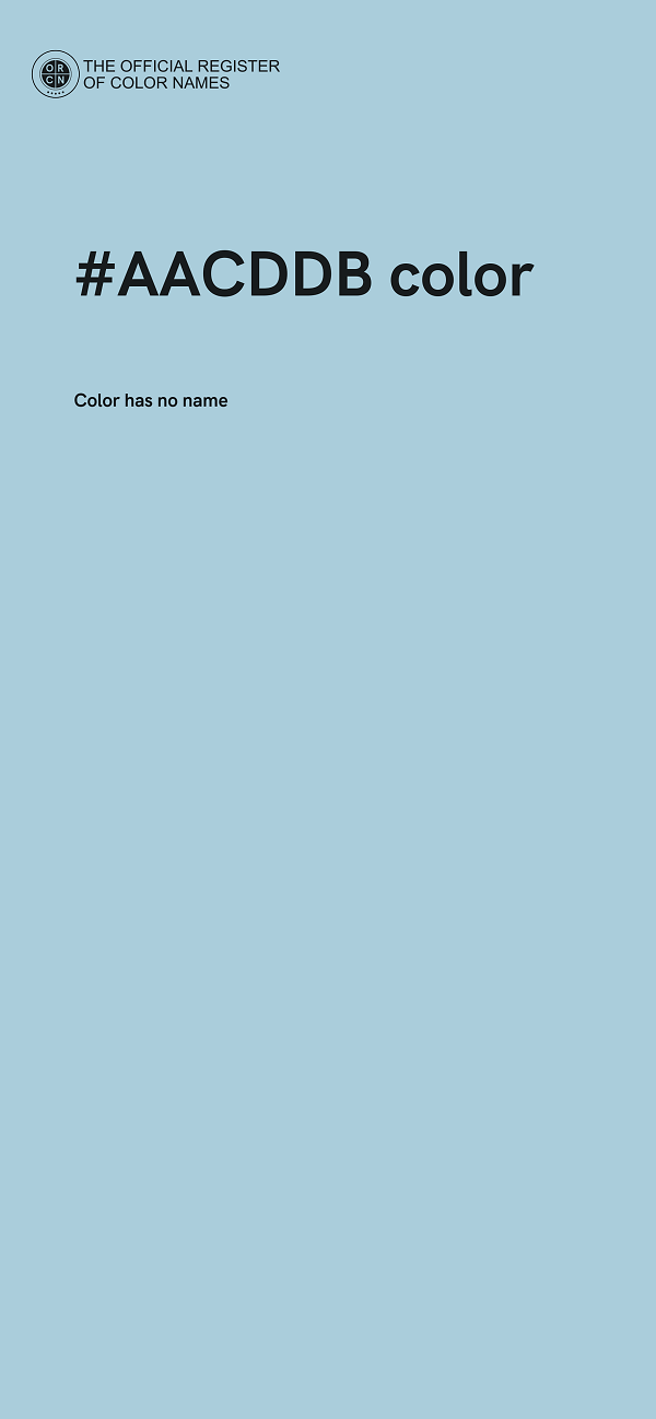 #AACDDB color image