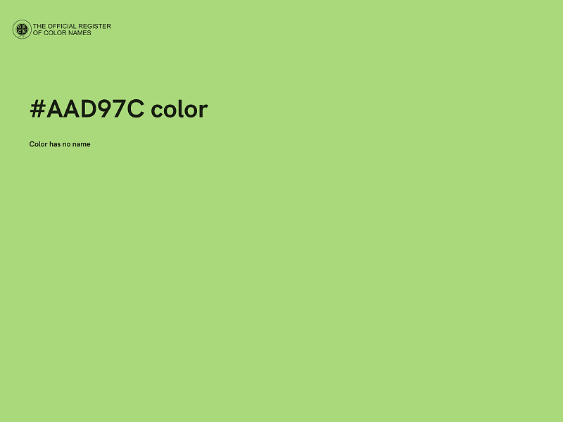 #AAD97C color image