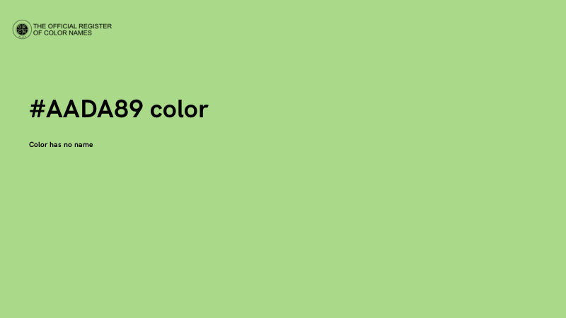 #AADA89 color image