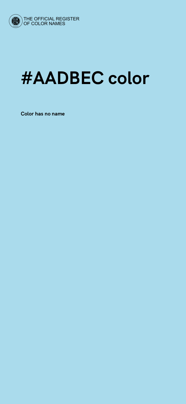 #AADBEC color image