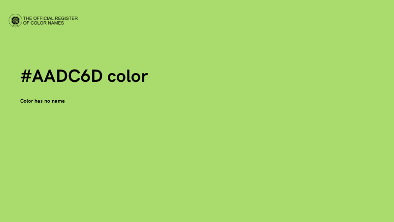 #AADC6D color image