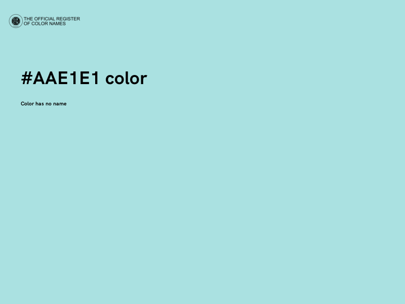 #AAE1E1 color image