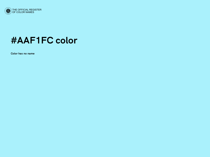#AAF1FC color image
