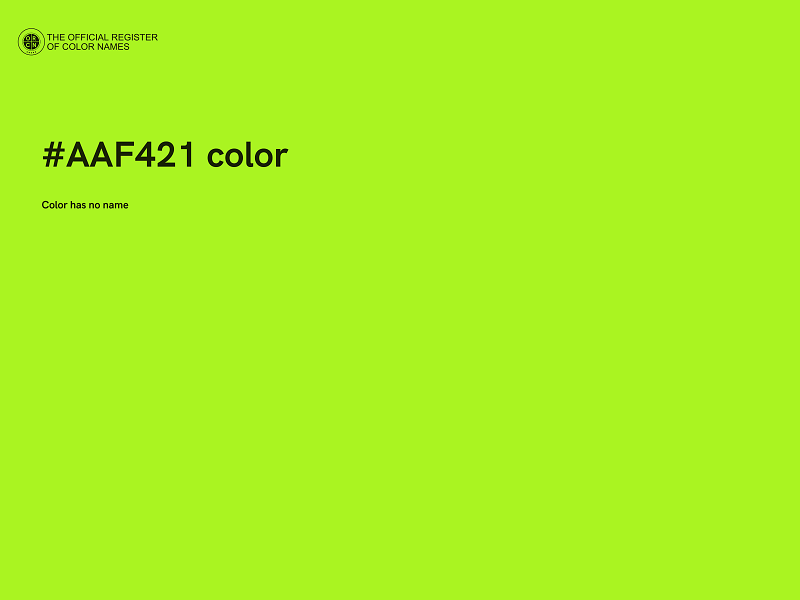 #AAF421 color image