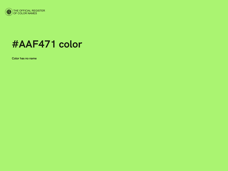 #AAF471 color image